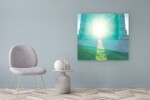 Acrylic Glass Picture Motif New Beginning 111x121cm