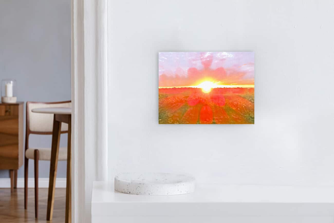 canvas-picture-heart-44x33cm-landscape Canvas Picture Motif Heart 44x33cm Landscape