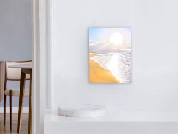 Canvas Picture Motif Sun Child 33x44cm Portrait