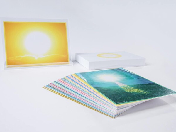 Card Box with acrylic stand for the desk