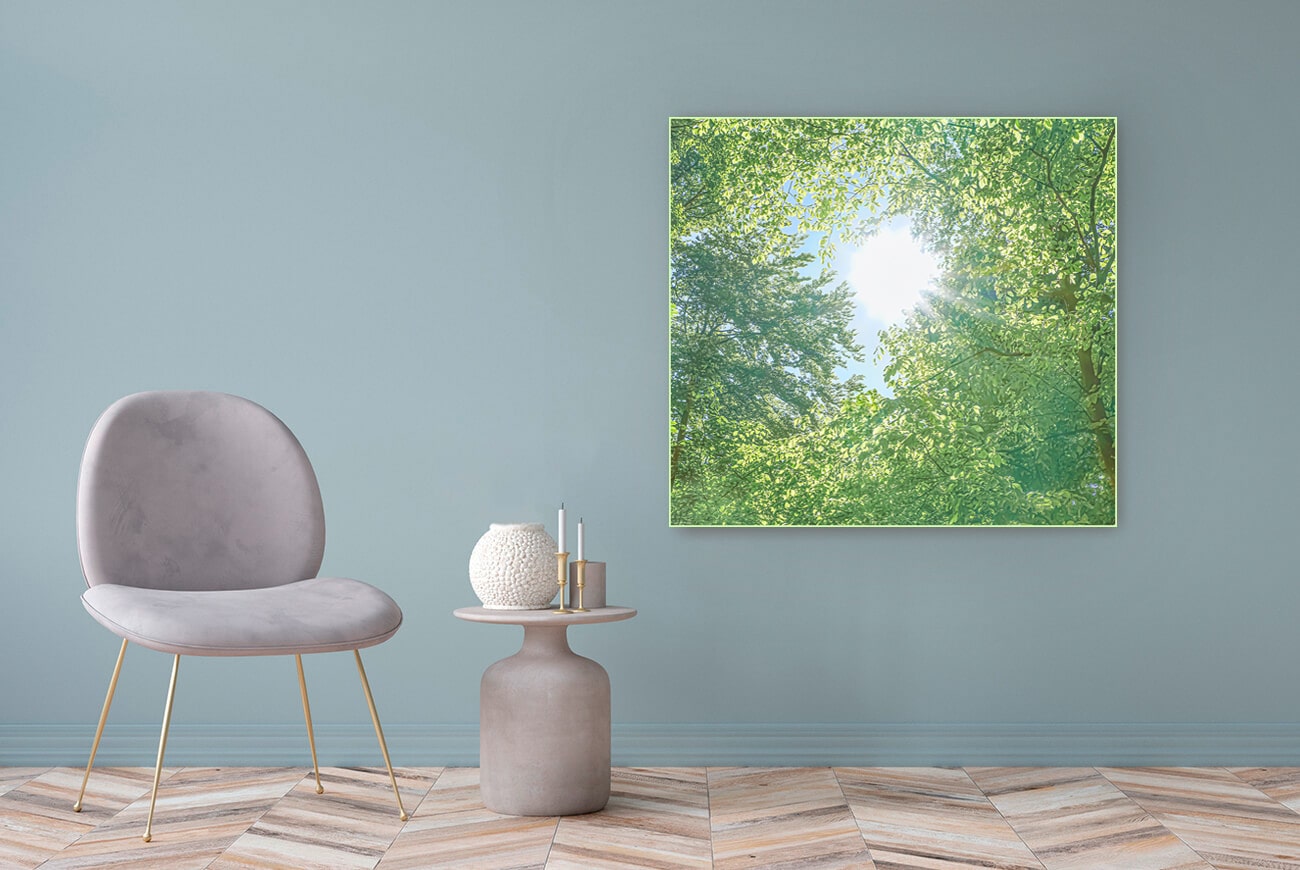 Acrylic glass picture motive harmony 122x111cm Acrylic glass picture motive harmony 122x111cm