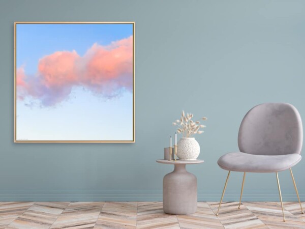 Leinwandbild mit Schattenfugenrahmen Motiv Würde 123x123cm