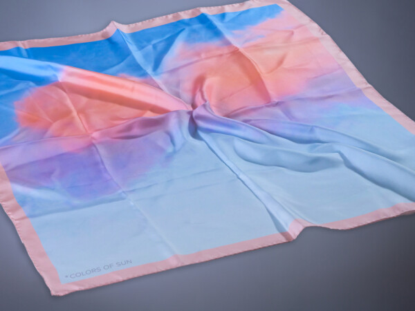 Silk Scarf Motif Dignity Detail 3